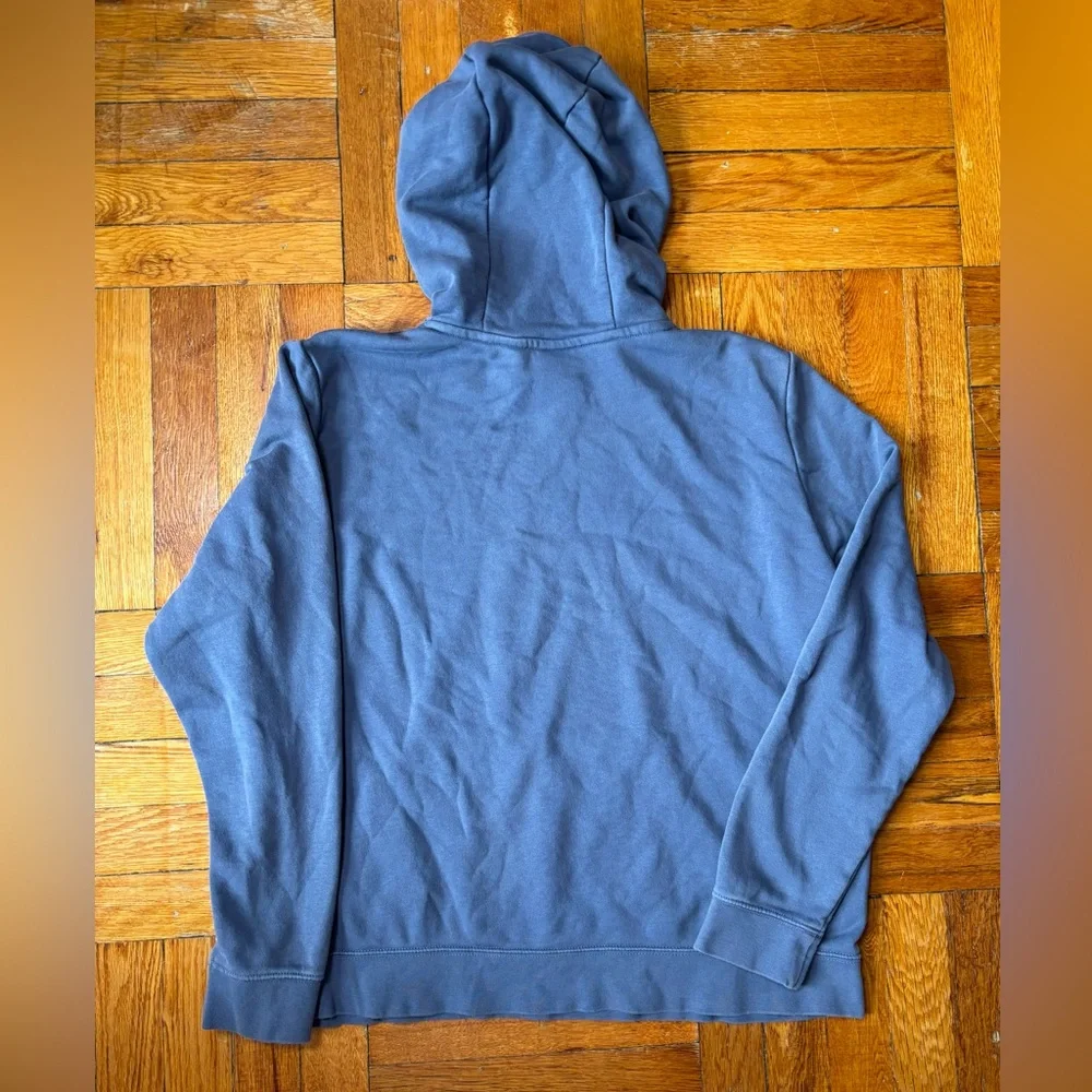 Women's Nike Sportswear Club Fleece Logo Pullover Hoodie Diffused Blue Size L‎